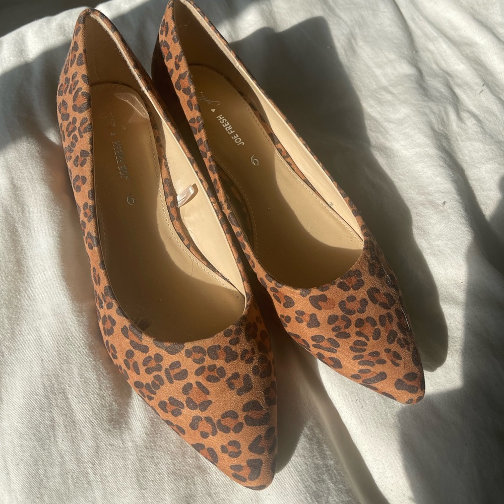 Never worn - Jillian Harris, Joe Fresh leopard heels